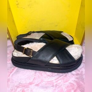 Alohas Marshmallow Furry Sandal Shoes